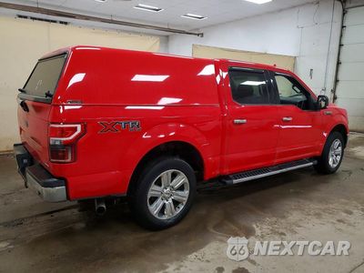 Trzecie zdjęcie samochodu z tyłu: 2018 FORD F150 SUPERCREW VIN:1FTEW1EGXJFC72523 - miniatura