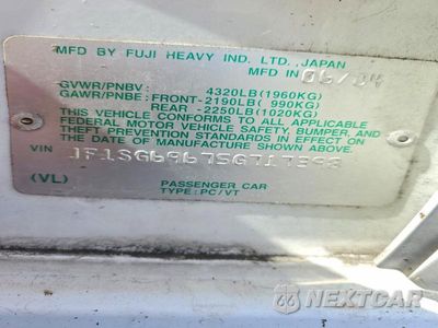 Zdjęcie 13 z 13 samochodu: 2005 SUBARU FORESTER 2.5XT VIN:JF1SG69675G717398 - miniatura
