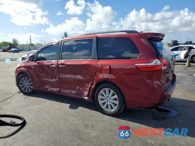 Drugie zdjęcie samochodu z przodu: 2015 TOYOTA SIENNA LIMITED 7-PASSENGER VIN:5TDYK3DC6FS639055 - miniatura