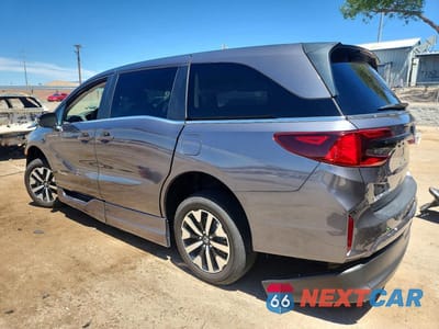 Drugie zdjęcie samochodu z przodu: 2025 HONDA ODYSSEY EXL VIN:5FNRL6H68SB028854 - miniatura