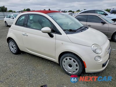 Czwarte zdjęcie samochodu z boku: 2012 FIAT 500 POP VIN:3C3CFFDR1CT287156 - miniatura