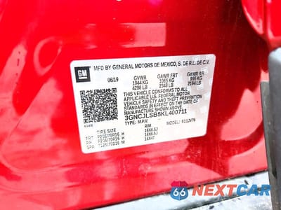 Zdjęcie 13 z 13 samochodu: 2019 CHEVROLET TRAX 1LT VIN:3GNCJLSB5KL400711 - miniatura