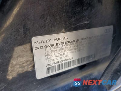 Zdjęcie 12 z 12 samochodu: 2013 AUDI A4 PREMIUM PLUS VIN:WAUFFAFL3DN046928 - miniatura