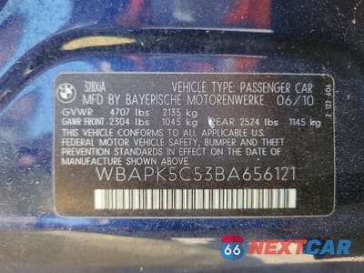 Zdjęcie 13 z 13 samochodu: 2011 BMW 328 XI SULEV VIN:WBAPK5C53BA656121 - miniatura