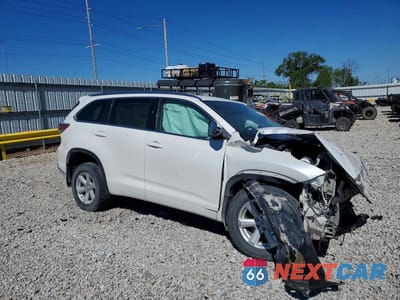 Czwarte zdjęcie samochodu z boku: 2016 TOYOTA HIGHLANDER XLE VIN:5TDJKRFH6GS331544 - miniatura