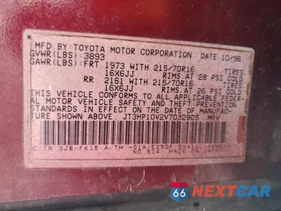 Zdjęcie 13 z 13 samochodu: 1997 TOYOTA RAV4 BASE VIN:JT3HP10V2V7032905 - miniatura
