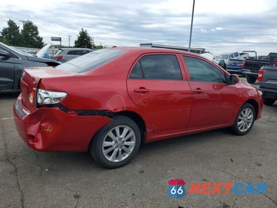 Trzecie zdjęcie samochodu z tyłu: 2010 TOYOTA COROLLA LE VIN:1NXBU4EE4AZ228789 - miniatura