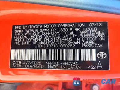 Zdjęcie 12 z 12 samochodu: 2013 TOYOTA PRIUS C ONE VIN:JTDKDTB31D1050282 - miniatura