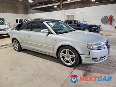 Czwarte zdjęcie samochodu z boku: 2007 AUDI A4 2.0T CABRIOLET QUATTRO VIN:WAUDF48H97K037111 - miniatura