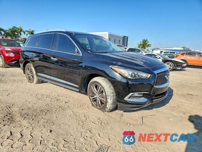 Czwarte zdjęcie samochodu z boku: 2017 INFINITI QX60 BASE VIN:5N1DL0MN4HC518486 - miniatura