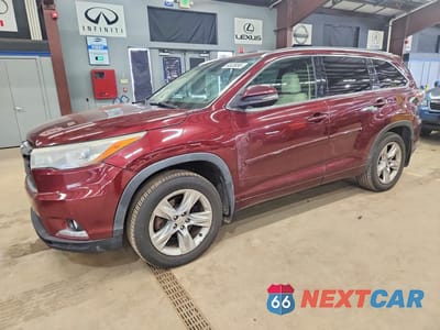 2014 TOYOTA HIGHLANDER LIMITED 5TDDKRFH1ES008917 - główne zdjęcie licytacji z USA - miniatura