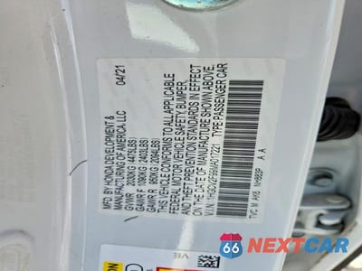 Zdjęcie 12 z 12 samochodu: 2021 HONDA ACCORD TOURING VIN:1HGCV2F99MA017221 - miniatura