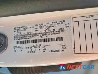 Zdjęcie 13 z 13 samochodu: 2025 FORD ESCAPE ACTIVE VIN:1FMCU9GN4SUA72074 - miniatura