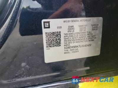 Zdjęcie 12 z 12 samochodu: 2020 CADILLAC CT5 LUXURY VIN:1G6DX5RK7L0143422 - miniatura