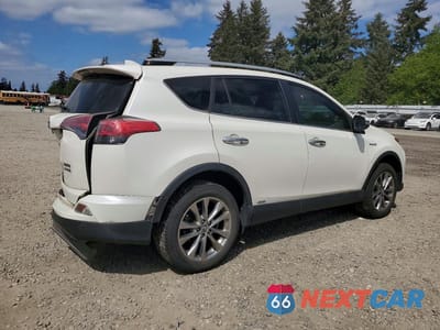 Trzecie zdjęcie samochodu z tyłu: 2017 TOYOTA RAV4 HV LIMITED VIN:JTMDJREV3HD137848 - miniatura