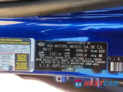 Zdjęcie 12 z 12 samochodu: 2018 KIA FORTE LX VIN:3KPFL4A72JE194365 - miniatura