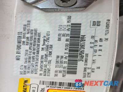 Zdjęcie 12 z 12 samochodu: 2017 FORD FUSION SE VIN:3FA6P0H73HR178994 - miniatura