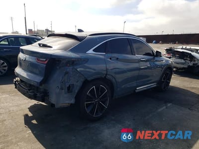 Trzecie zdjęcie samochodu z tyłu: 2022 INFINITI QX55 LUXE VIN:3PCAJ5J37NF102136 - miniatura