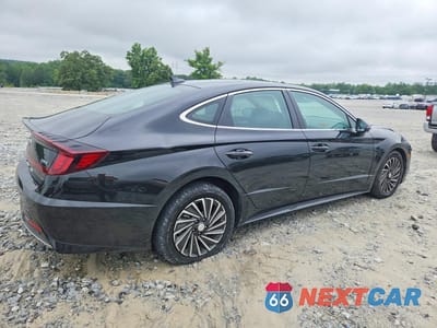 Trzecie zdjęcie samochodu z tyłu: 2021 HYUNDAI SONATA HYBRID LIMITED VIN:KMHL54JJ9MA031210 - miniatura