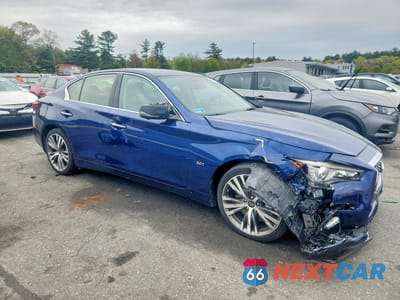 Czwarte zdjęcie samochodu z boku: 2019 INFINITI Q50 3.0T SPORT VIN:JN1EV7AR7KM550873 - miniatura