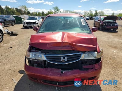 Piąte zdjęcie samochodu w środku: 2002 HONDA ODYSSEY EXL VIN:2HKRL18002H565797 - miniatura