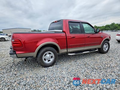 Trzecie zdjęcie samochodu z tyłu: 2003 FORD F150 SUPERCREW VIN:1FTRW07L23KD34206 - miniatura