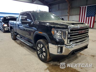 Czwarte zdjęcie samochodu z boku: 2022 GMC SIERRA K2500 SLT VIN:1GT49NE70NF195564 - miniatura