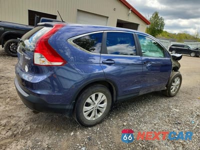 Trzecie zdjęcie samochodu z tyłu: 2013 HONDA CR-V EX VIN:2HKRM4H55DH625005 - miniatura