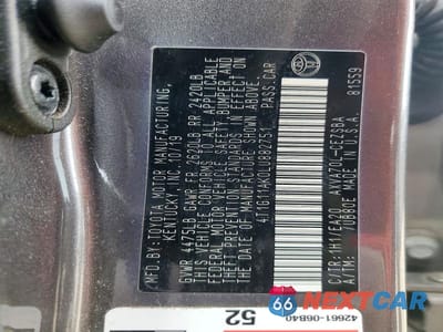 Zdjęcie 12 z 12 samochodu: 2020 TOYOTA CAMRY SE VIN:4T1G11AK0LU882751 - miniatura