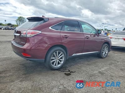 Trzecie zdjęcie samochodu z tyłu: 2015 LEXUS RX 450H VIN:2T2ZB1BA0FC002225 - miniatura