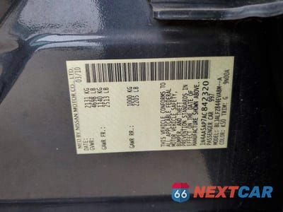 Zdjęcie 12 z 12 samochodu: 2010 NISSAN MAXIMA 3.5 S VIN:1N4AA5AP7AC842320 - miniatura