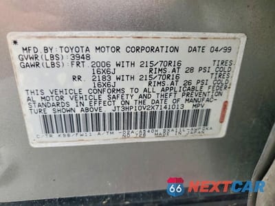 Zdjęcie 13 z 13 samochodu: 1999 TOYOTA RAV4 BASE VIN:JT3HP10V2X7141013 - miniatura