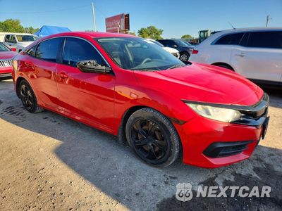 Czwarte zdjęcie samochodu z boku: 2016 HONDA CIVIC LX VIN:2HGFC2F50GH519380 - miniatura