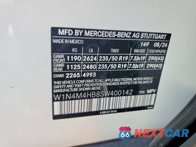 Zdjęcie 13 z 13 samochodu: 2025 MERCEDES-BENZ GLB 250 4MATIC VIN:W1N4M4HB8SW400142 - miniatura