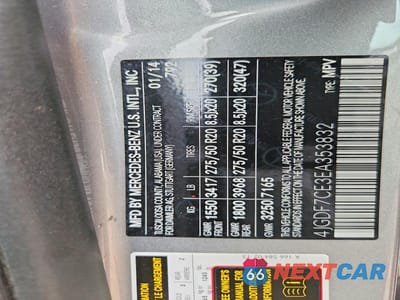 Zdjęcie 13 z 13 samochodu: 2014 MERCEDES-BENZ GL 450 4MATIC VIN:4JGDF7CE3EA353832 - miniatura