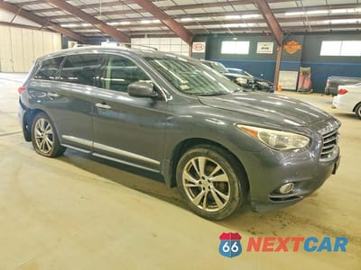 Czwarte zdjęcie samochodu z boku: 2013 INFINITI JX35 BASE VIN:5N1AL0MM3DC342101 - miniatura