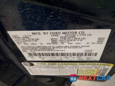 Zdjęcie 12 z 12 samochodu: 2014 FORD F150 SUPERCREW VIN:1FTFW1EF0EKG29183 - miniatura