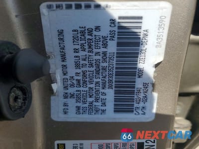 Zdjęcie 13 z 13 samochodu: 2005 TOYOTA COROLLA LE VIN:1NXBR30E35Z373511 - miniatura