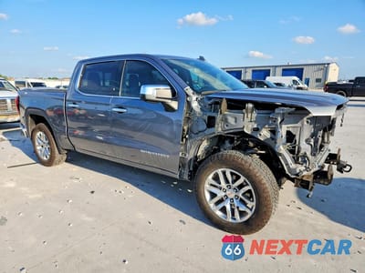 Czwarte zdjęcie samochodu z boku: 2022 GMC SIERRA LIMITED K1500 SLT VIN:1GTU9DED0NZ192064 - miniatura