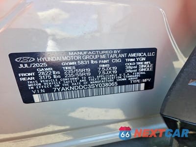 Zdjęcie 14 z 14 samochodu: 2025 HYUNDAI IONIQ 5 SEL VIN:7YAKNDDC3SY038065 - miniatura