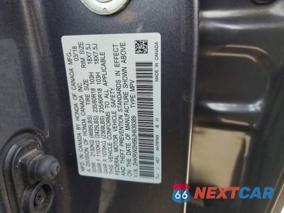 Zdjęcie 13 z 13 samochodu: 2018 HONDA CR-V EX VIN:2HKRW2H56JH639389 - miniatura
