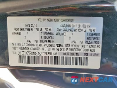 Zdjęcie 14 z 14 samochodu: 2014 MAZDA MAZDA2 SPORT VIN:JM1DE1KZ7E0186762 - miniatura