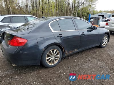 Trzecie zdjęcie samochodu z tyłu: 2009 INFINITI G37 SEDAN X VIN:JNKCV61F69M354257 - miniatura