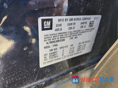 Zdjęcie 13 z 13 samochodu: 2021 CHEVROLET TRAILBLAZER LS VIN:KL79MNSL6MB153960 - miniatura