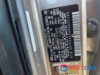 Zdjęcie 12 z 12 samochodu: 2017 KIA SORENTO SX V6 VIN:5XYPK4A54HG251166 - miniatura