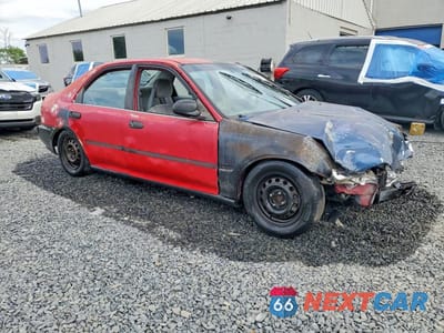 Czwarte zdjęcie samochodu z boku: 1993 HONDA CIVIC LX VIN:1HGEG865XPL006255 - miniatura