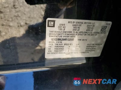 Zdjęcie 13 z 13 samochodu: 2017 CADILLAC ESCALADE LUXURY VIN:1GYS3BKJ9HR132595 - miniatura