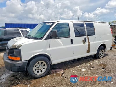 2010 CHEVROLET EXPRESS 1500 CARGO DELIVERY VAN 1GCUGADX8A1171259 - główne zdjęcie licytacji z USA - miniatura