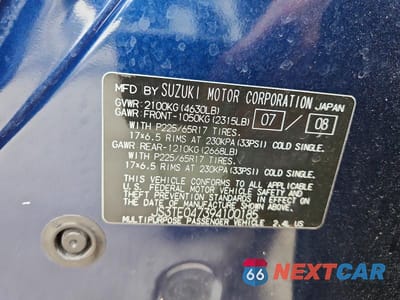 Zdjęcie 13 z 13 samochodu: 2009 SUZUKI GRAND VITARA LUXURY VIN:JS3TE047394100185 - miniatura
