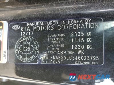 Zdjęcie 12 z 12 samochodu: 2018 KIA STINGER GT2 VIN:KNAE55LC5J6023795 - miniatura